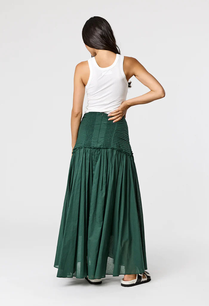 Elysian Collective Remain Milan Skirt Emerald