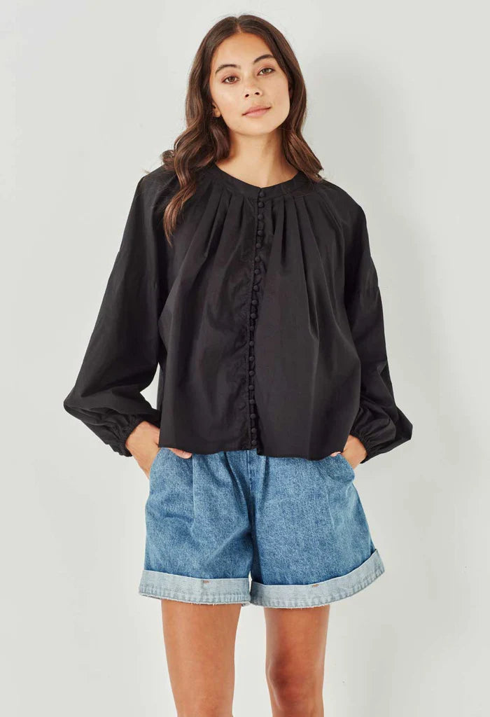 Elysian Collective Remain Sienna Shirt Black