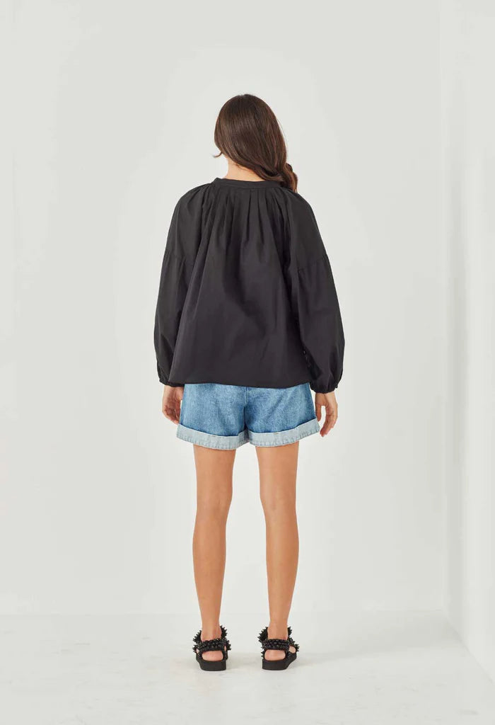 Elysian Collective Remain Sienna Shirt Black