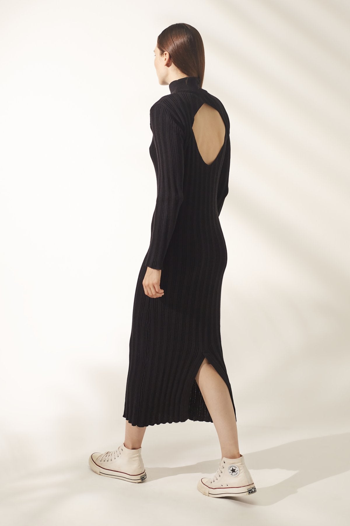 Elysian Collective Rue Stiiic Dayana Knit Dress Black