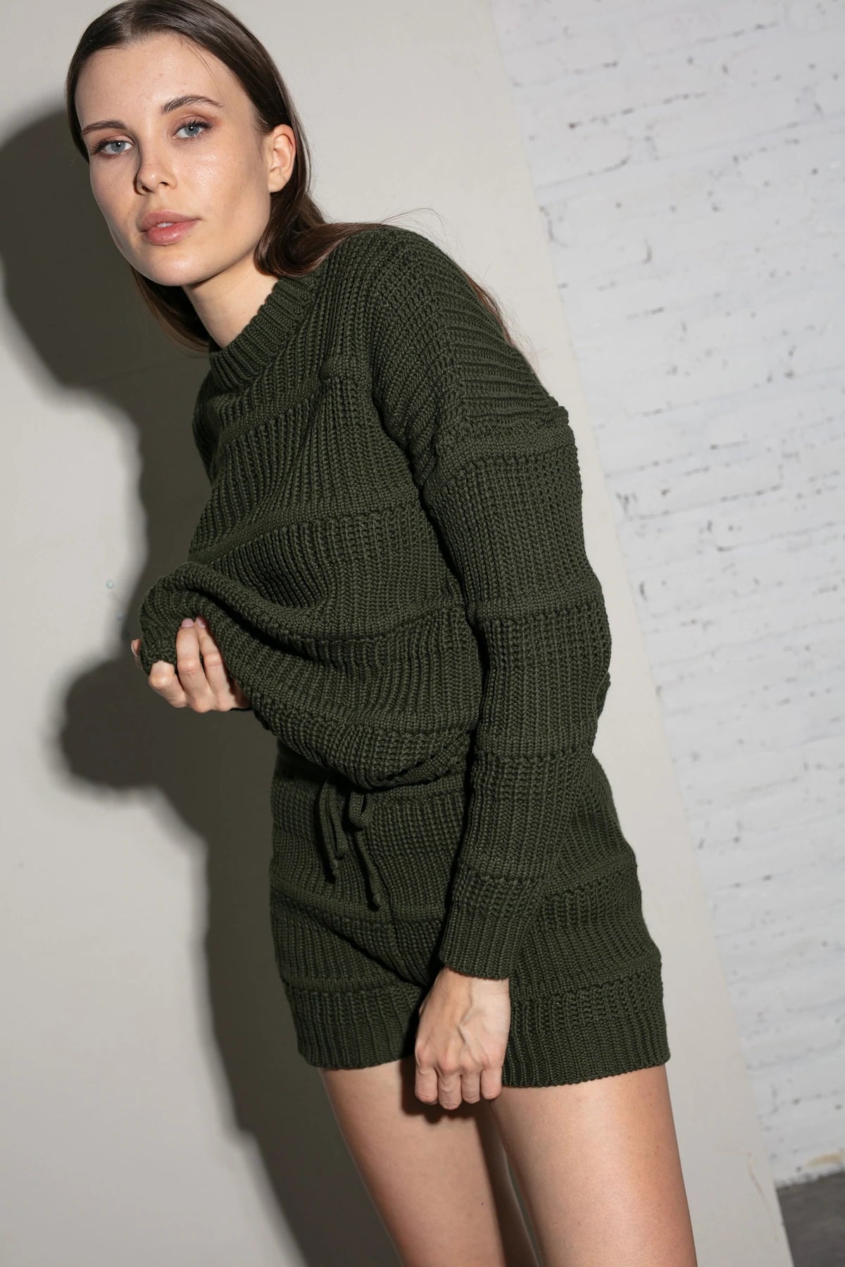 Elysian Collective Rue Stiic Elisa Jumper Olive