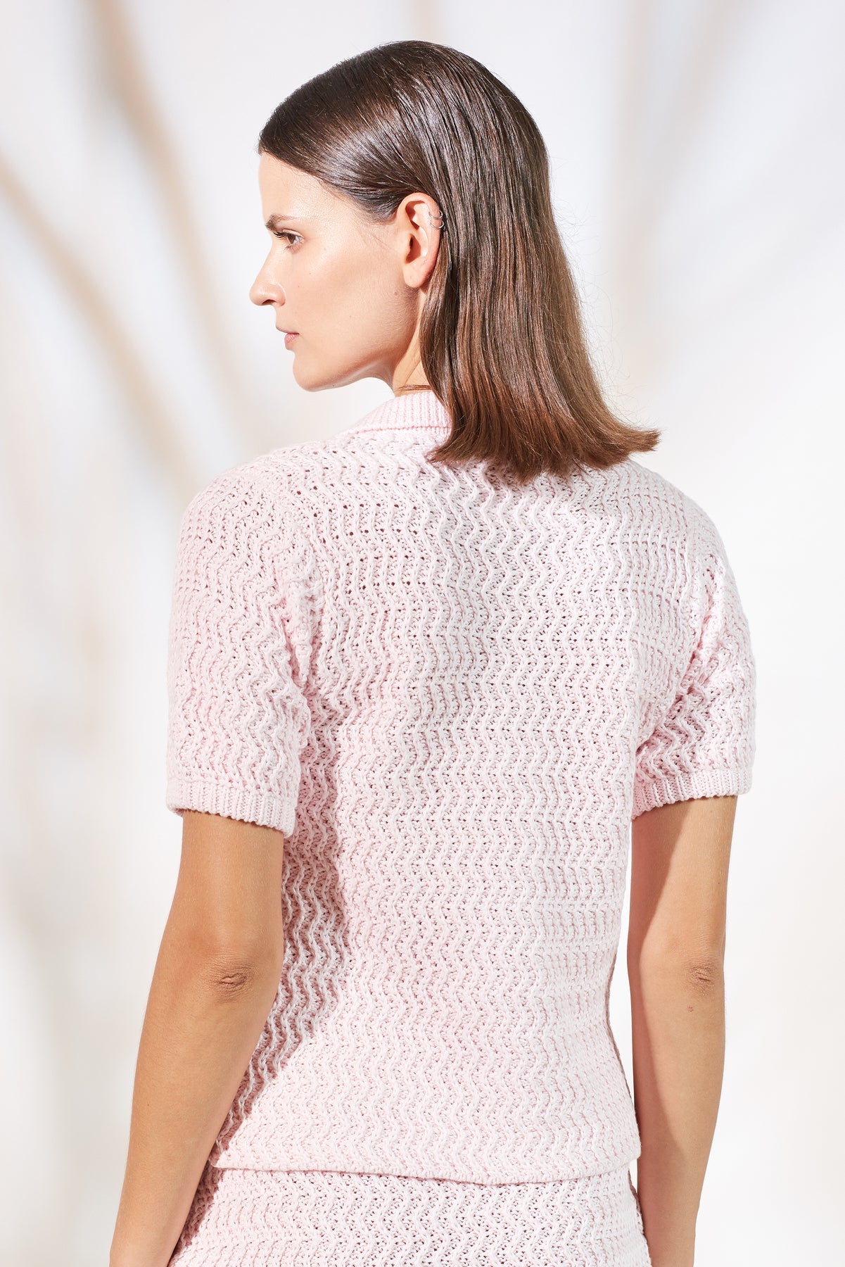 Elysian Collective Rue Stiic Feli Knit Polo Top