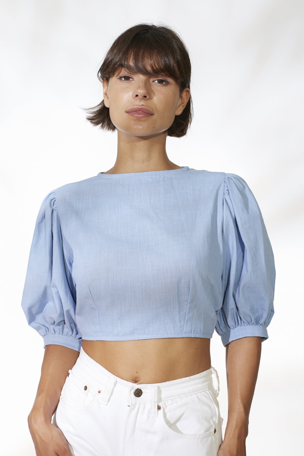 Elysian Collective Rue Stiic Zora Top Blue Dust