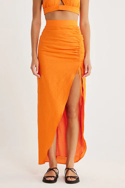 Elysian Collective Rumer Enigma Skirt Orange