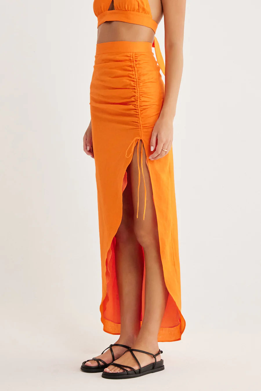 Elysian Collective Rumer Enigma Skirt Orange