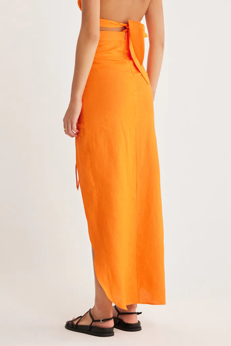 Elysian Collective Rumer Enigma Skirt Orange