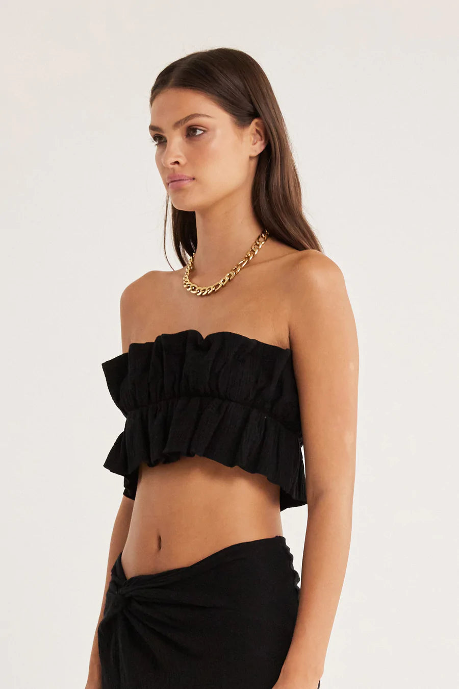 Elysian Collective Rumer Mirage Crop Black