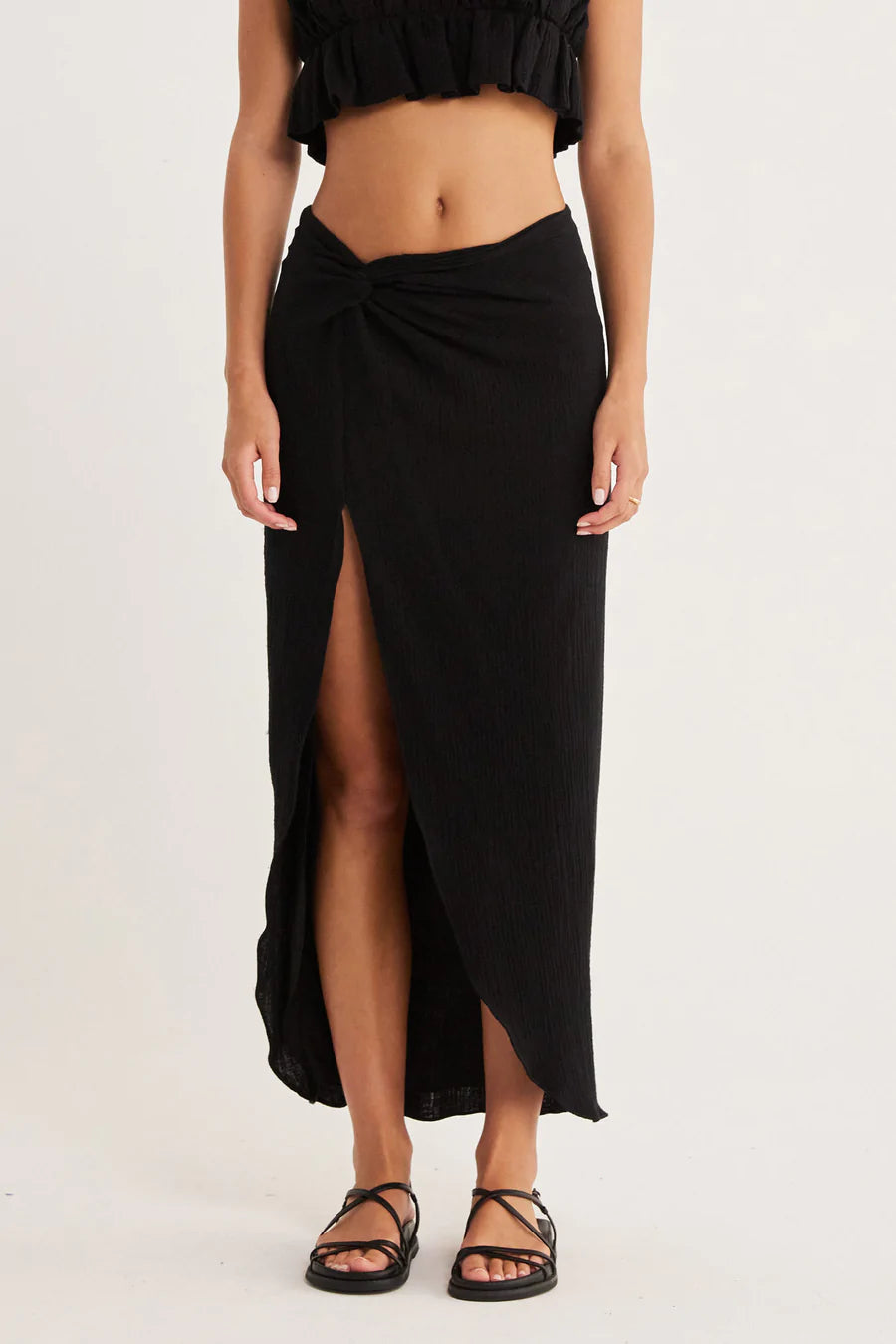 Elysian Collective Rumer Mirage Skirt Black