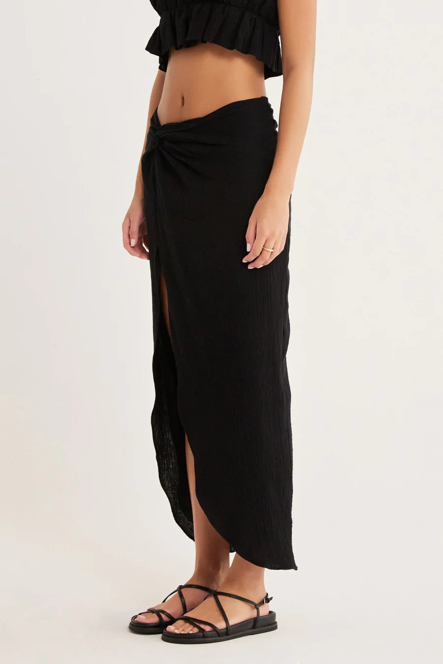 Elysian Collective Rumer Mirage Skirt Black