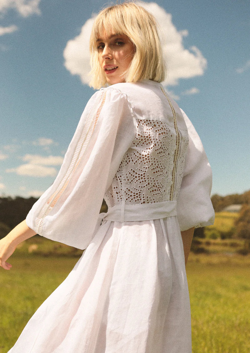 Zara long sleeve white dress cheap