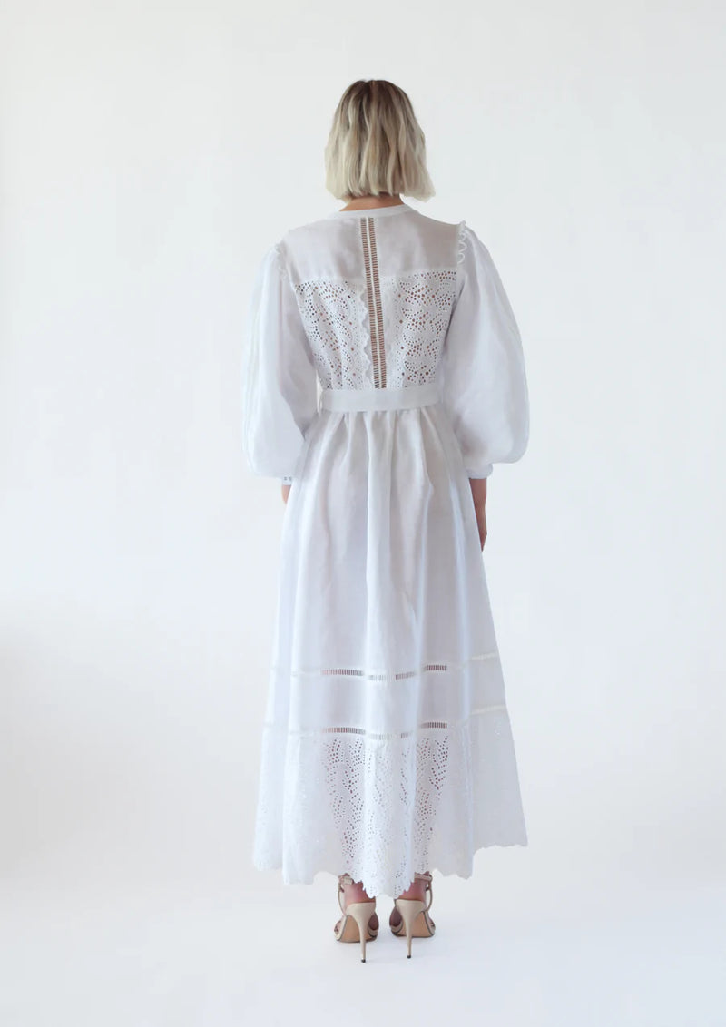 Elysian Collective Saint Armont Bisous Long Sleeve Maxi Dress