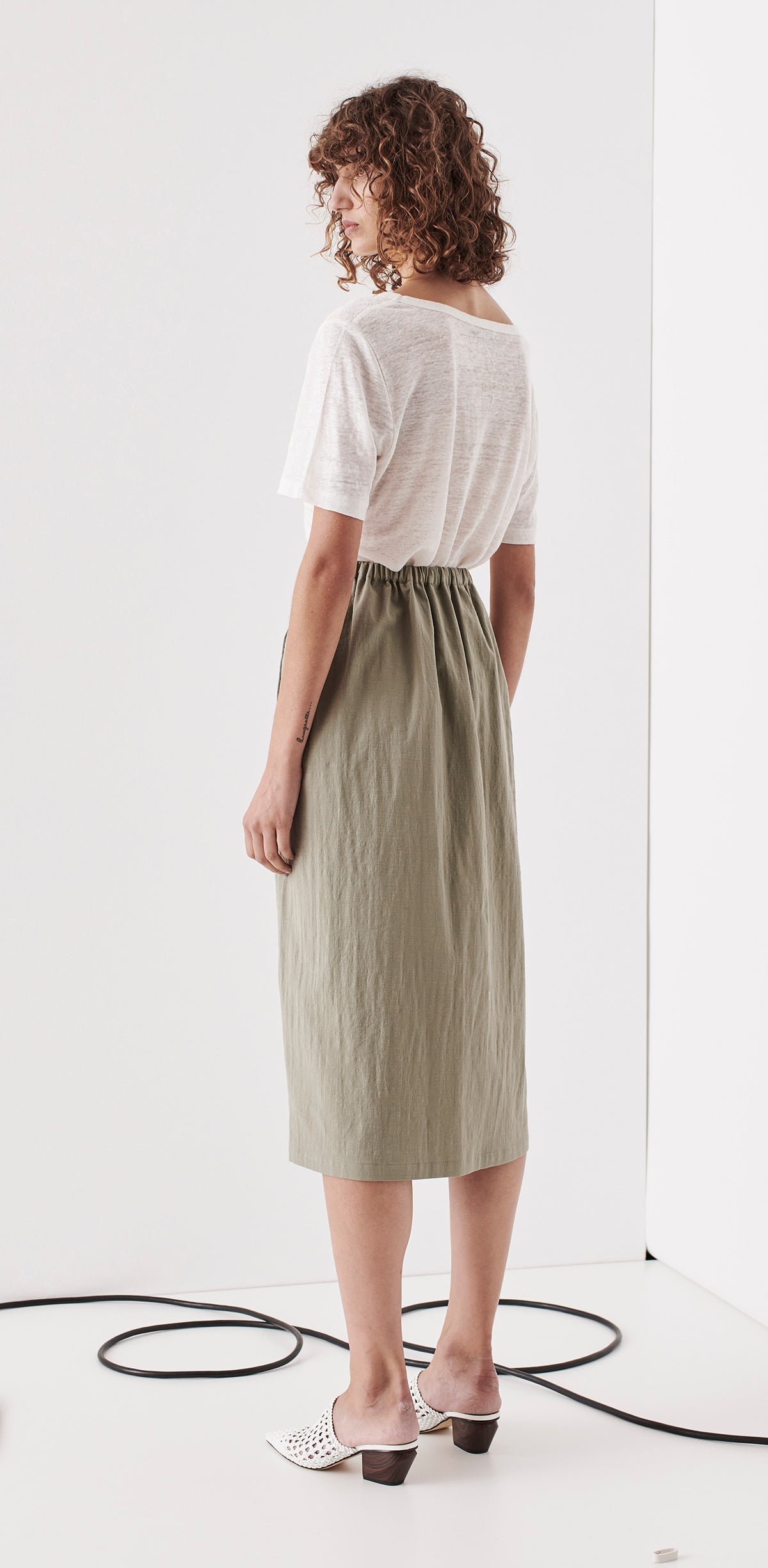 SAINTS THE LABEL - Brunswick Skirt (Sage)