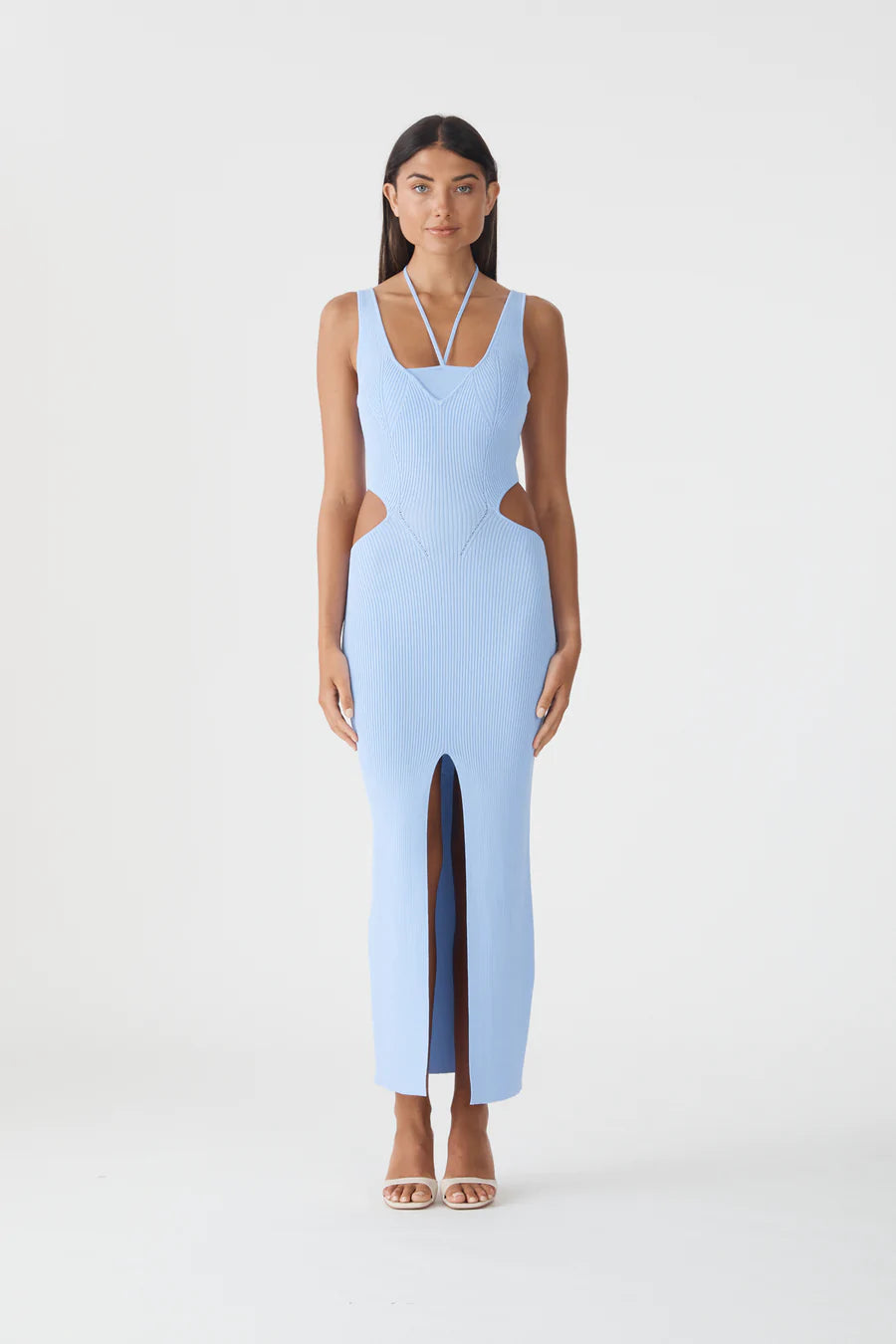 Elysian Collective San Sloane Andora Midi Dress Blue