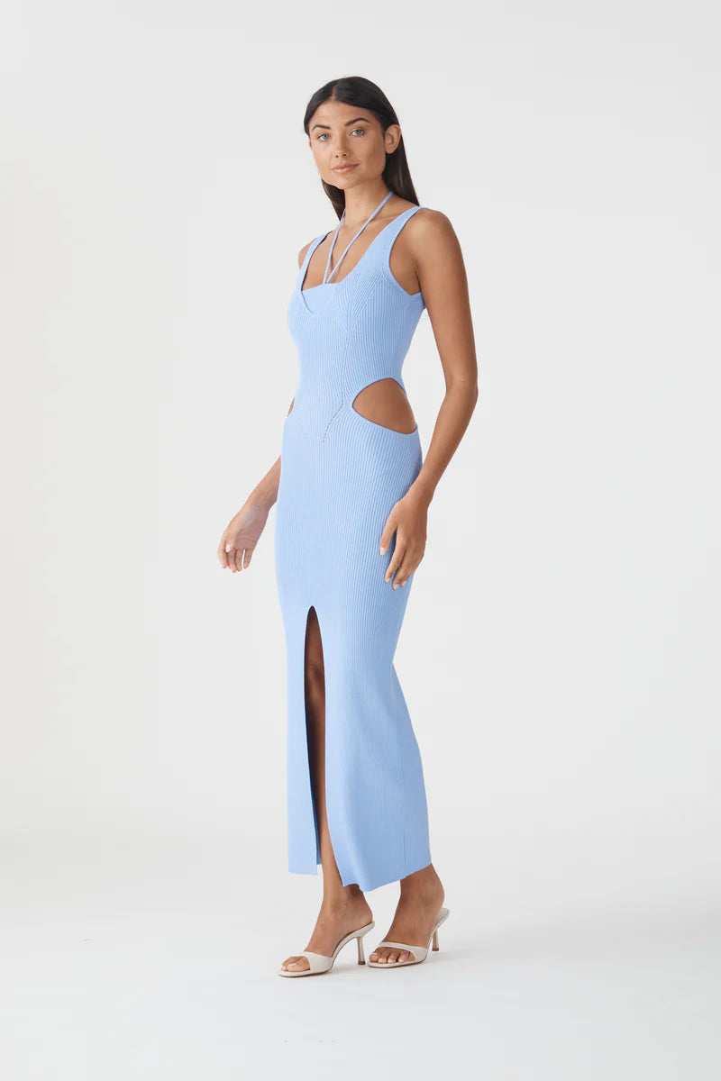 Elysian Collective San Sloane Andora Midi Dress Blue