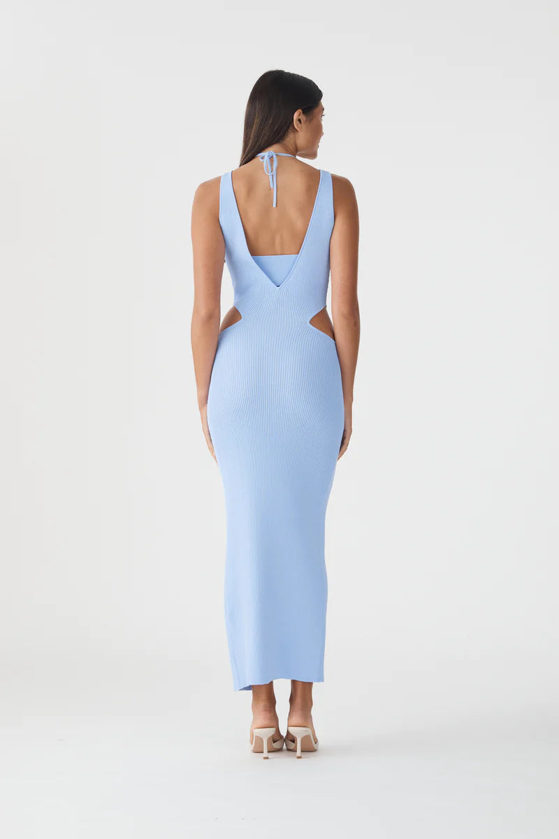 Elysian Collective San Sloane Andora Midi Dress Blue