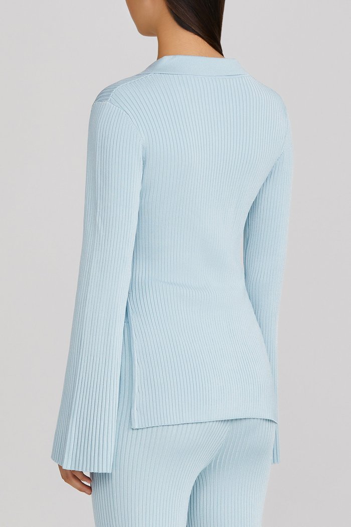 Elysian Collective Significant Other Sofia Knit Top Sky BlElysian Collective Significant Other Sofia Knit Top Sky Bl