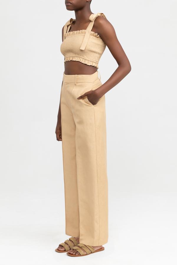 Elysian Collective Significant Other Florina Top Biscuit