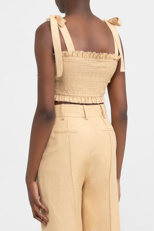 Elysian Collective Significant Other Florina Top Biscuit