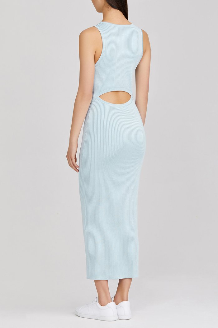 Elysian Collective Significant Other Sofia Knit Dress Sky Blue