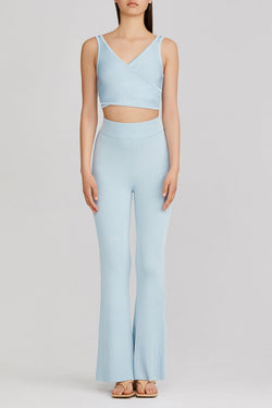 Elysian Collective Significant Other Sofia Knit Pant Sky Blue