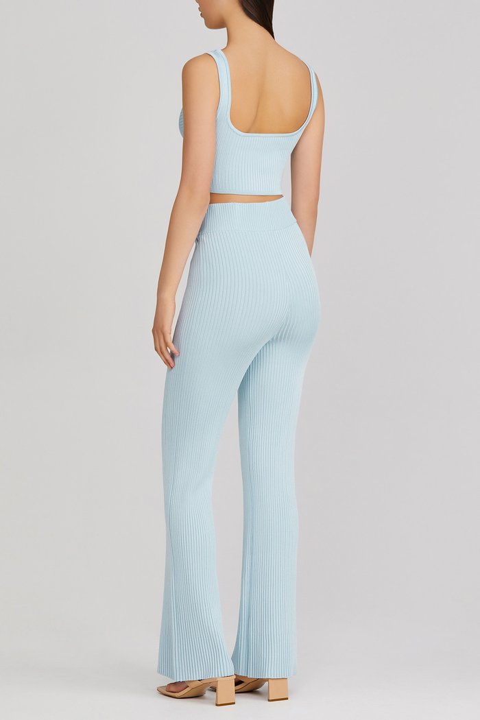 Elysian Collective Significant Other Sofia Knit Pant Sky Blue