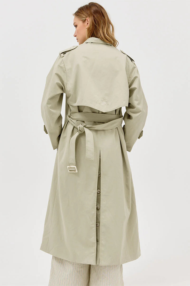 Elysian Collective Sovere Studio Agency Trenchcoat Melon