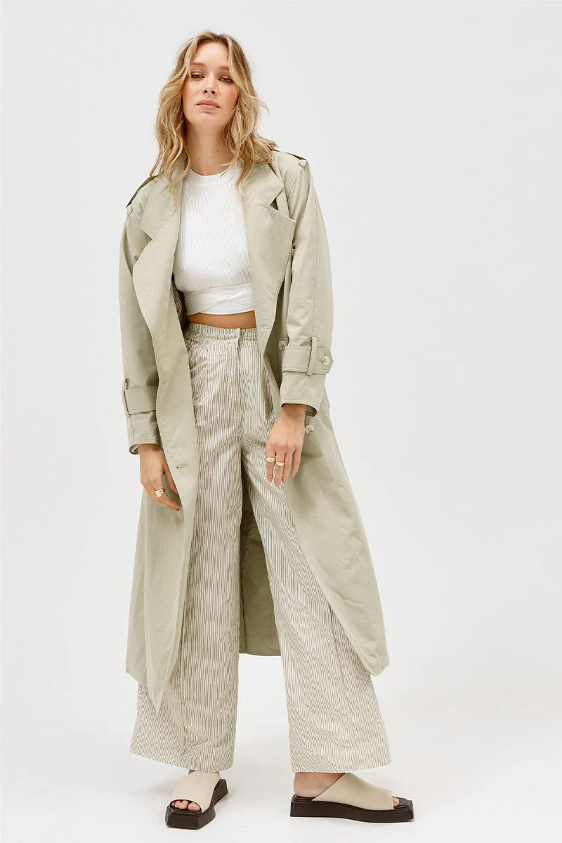 Elysian Collective Sovere Studio Agency Trenchcoat Melon