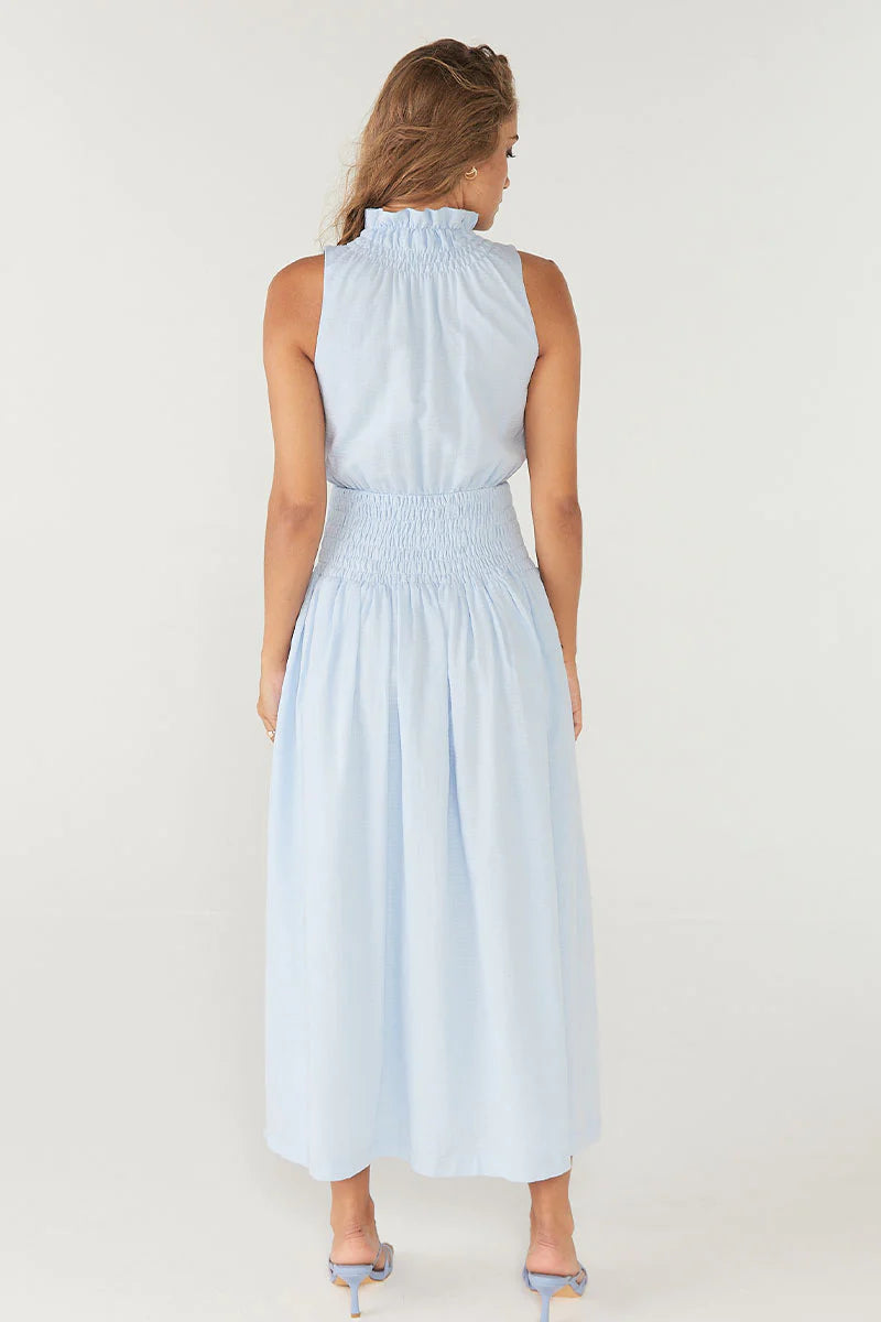 Elysian Collective Sovere Studio Assure Midi Dress Ice Blue