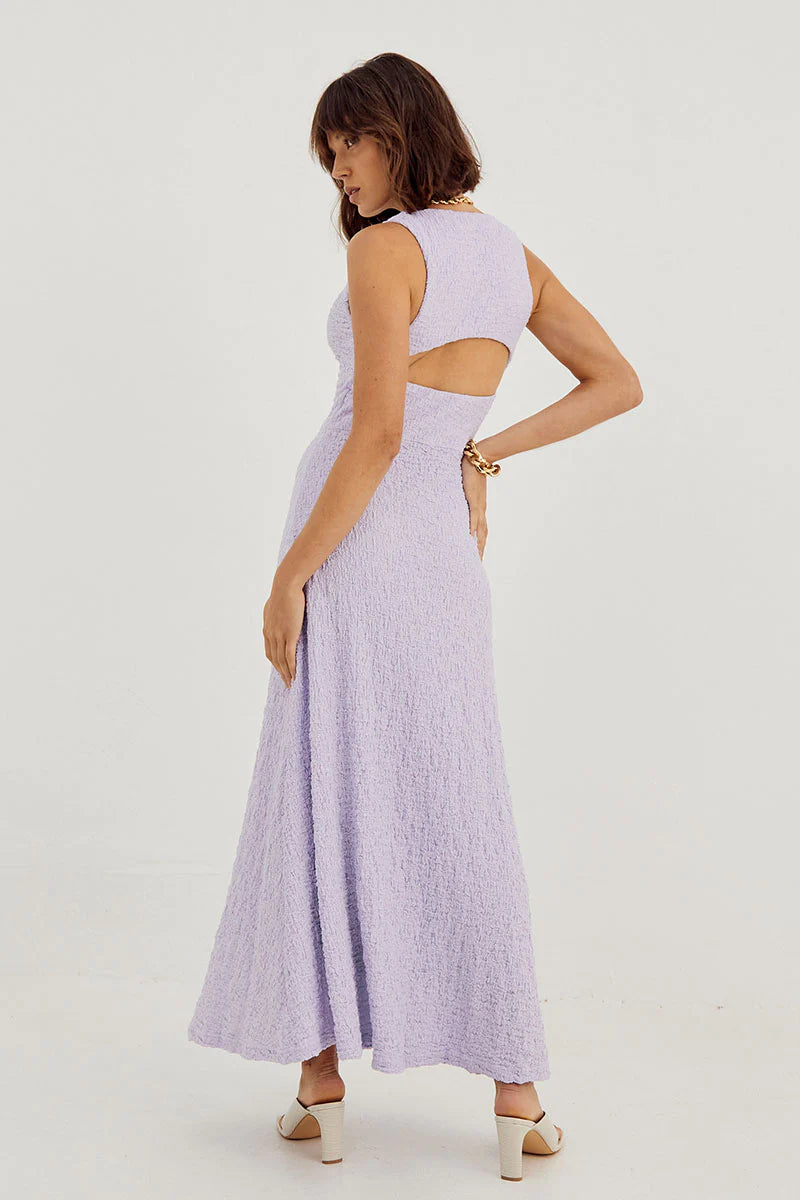 Elysian Collective Sovere Studio Frequency Midi Dress Lavender