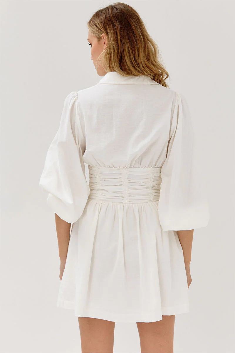 SOVERE / STUDIO - Refresh Shirt Dress (Chalk)