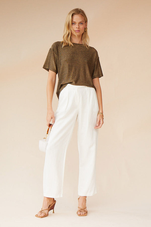 Elysian Collective Suboo Marlo Tailored Pants Ivory
