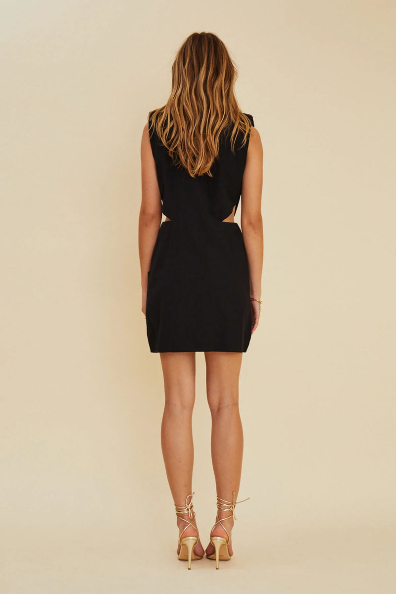 Elysian Collective Suboo Skylar Blazer Mini Dress Black