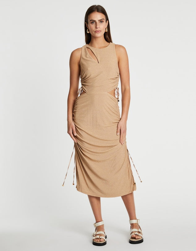 Gold hotsell tank dress