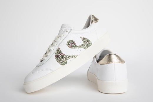 Elysian Collective Superga Club S Comfort Glitter White Platinum