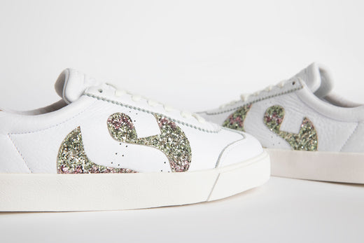 Elysian Collective Superga Club S Comfort Glitter White Platinum