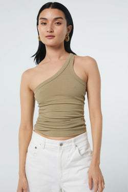 Elysian Collective The Line By K Driss Tank Top Artichoke