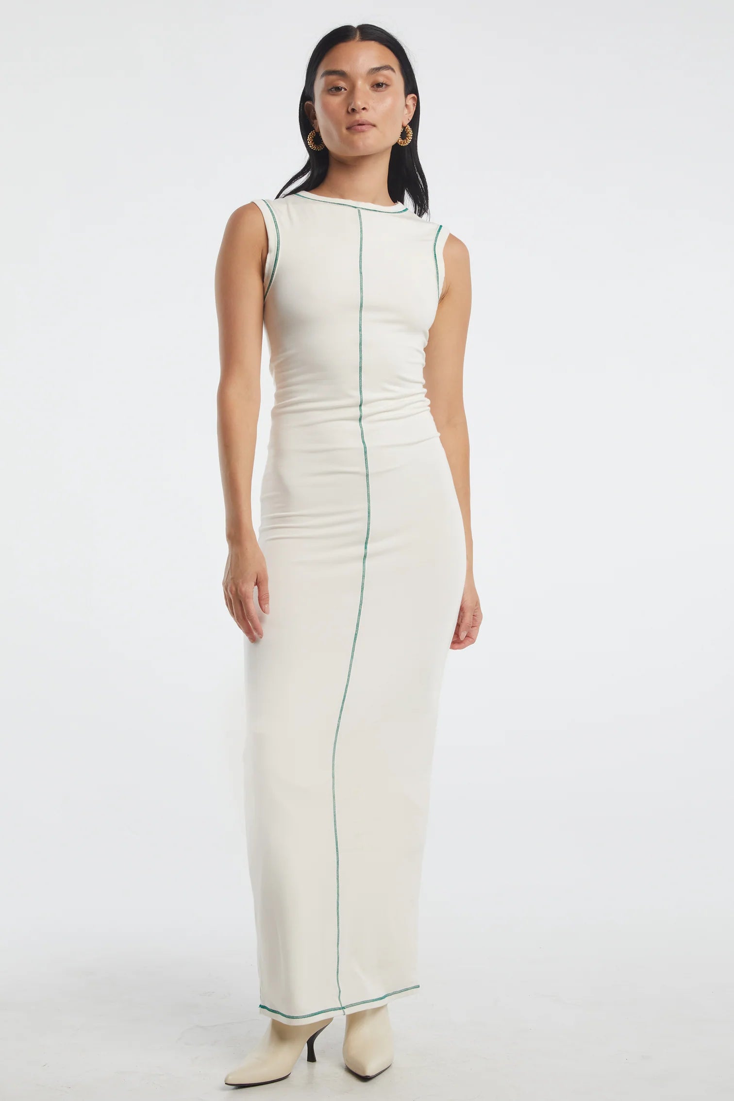 Elysian Collective The Line By K Inez Dress Vanilla