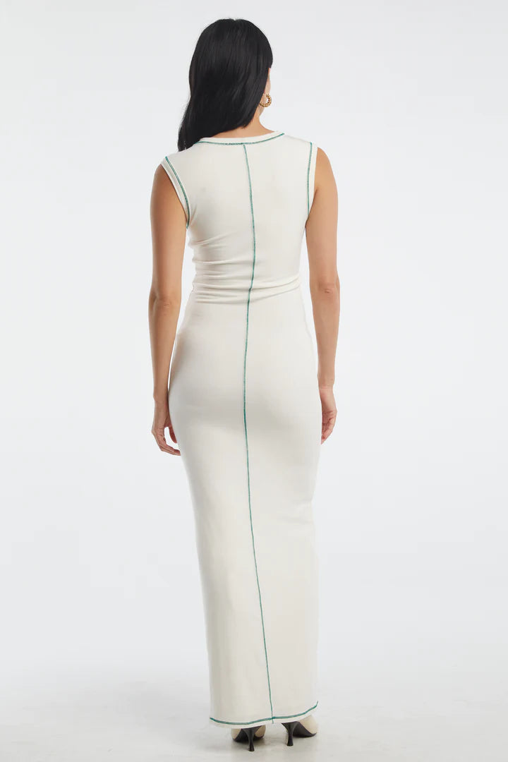 Elysian Collective The Line By K Inez Dress Vanilla