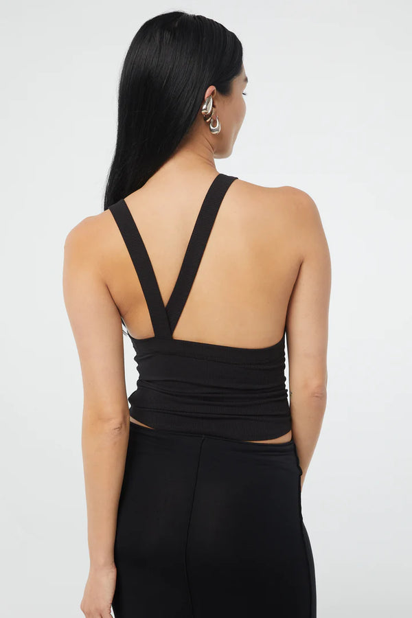 Elysian Collective The Line By K Ximeno Tank Black
