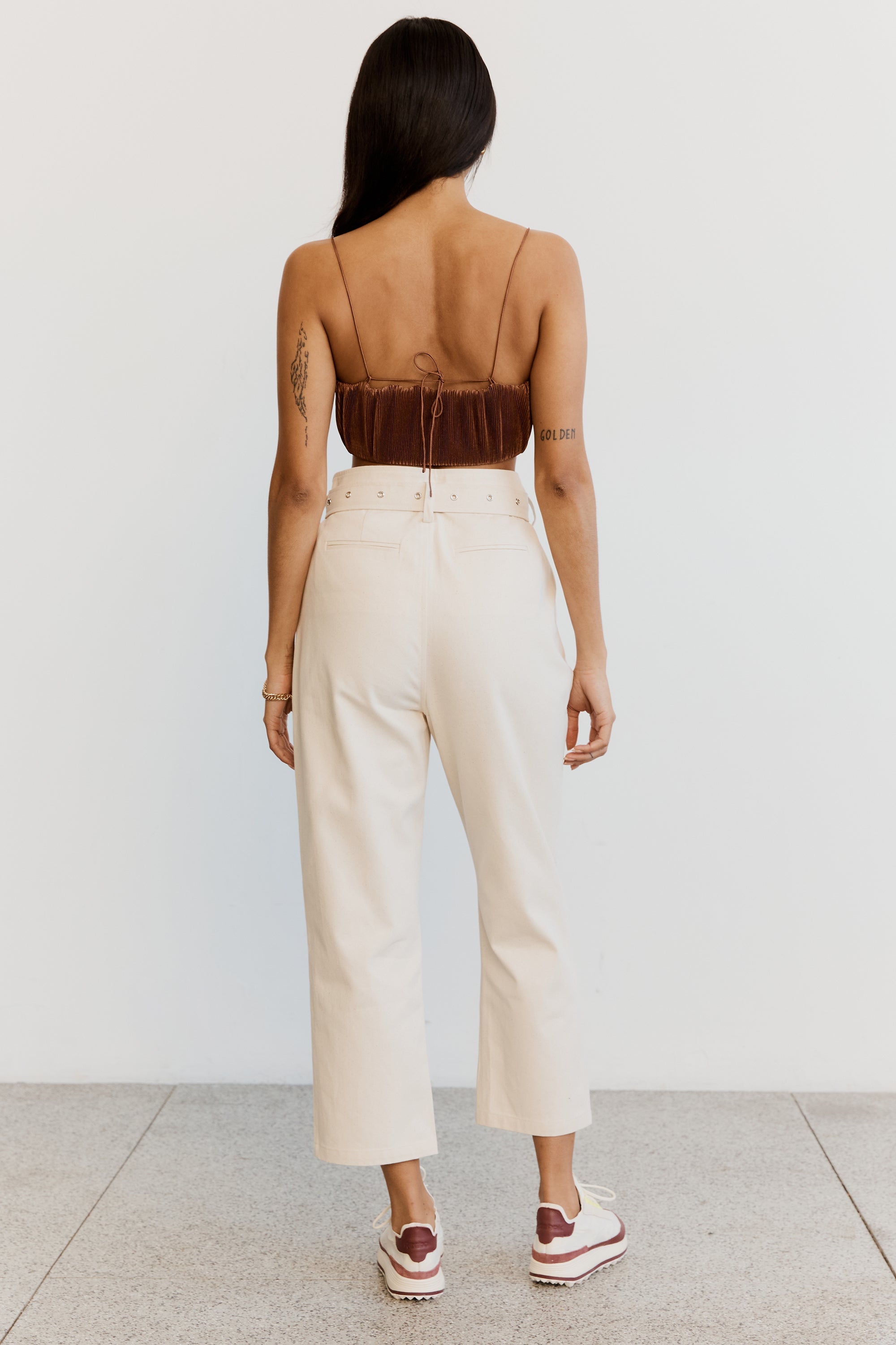 Elysian Collective Third Form Buckle Up Trouser Natural