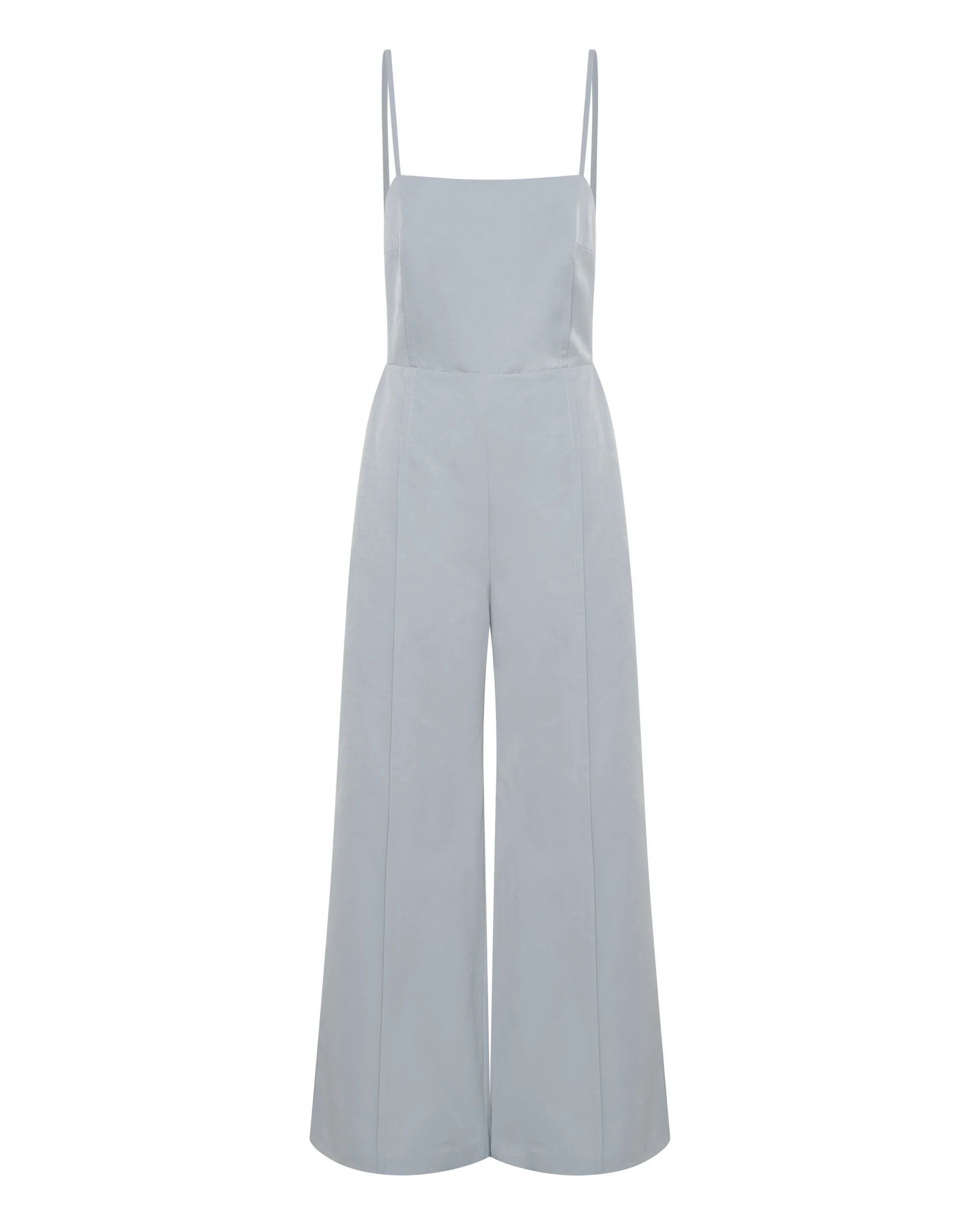 Elysian Collective Third Form Line Through Jumpsuit Dusty Blue