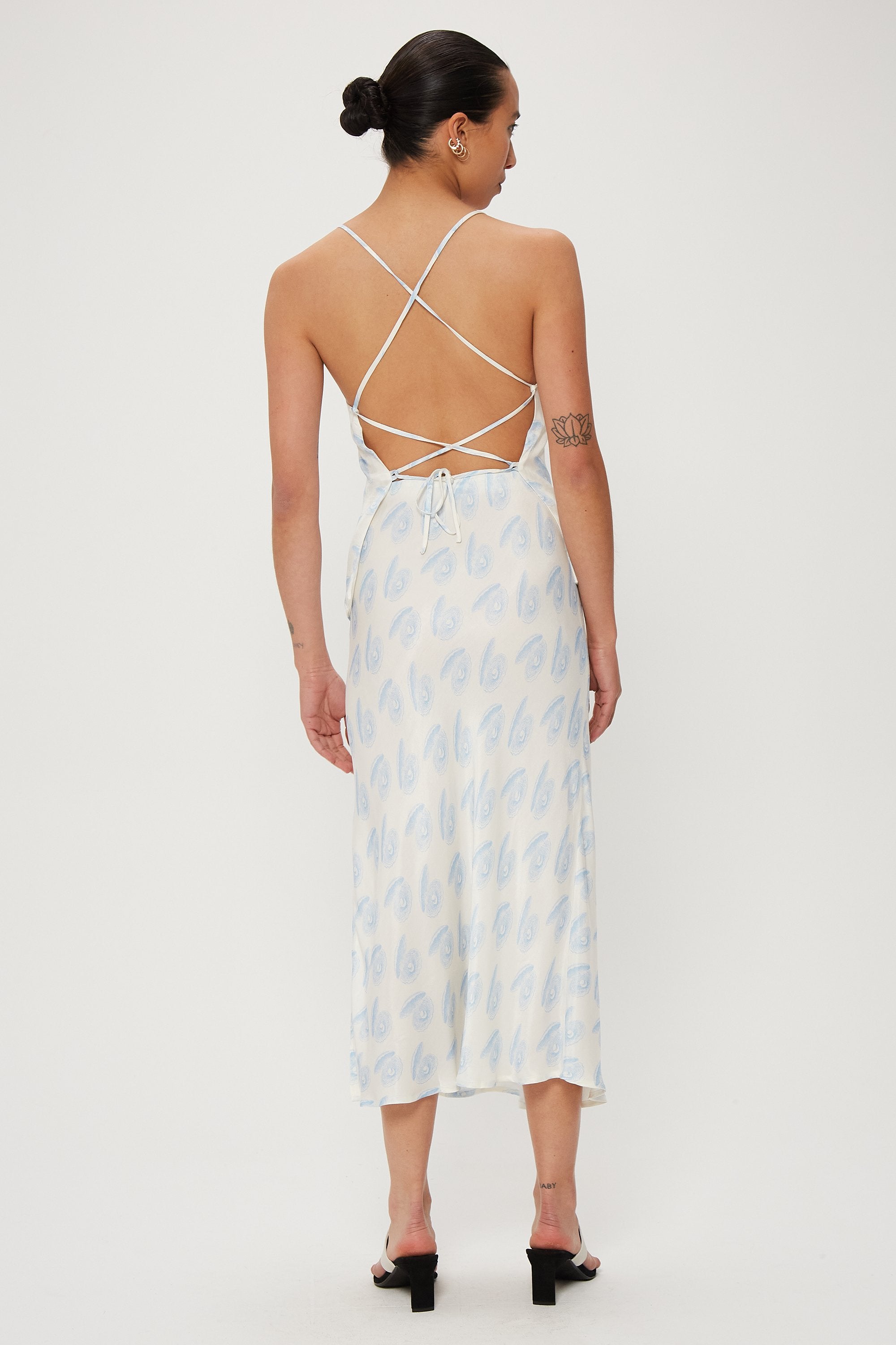 Elysian Collective Third Form Opal Bias Maxi Skirt Opal