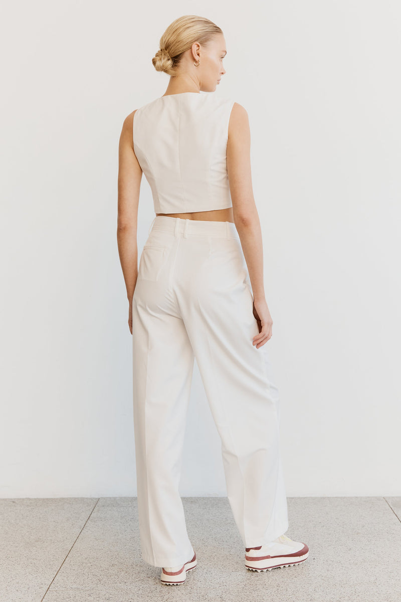 Elysian Collective Third Form Power Play Trouser Cream