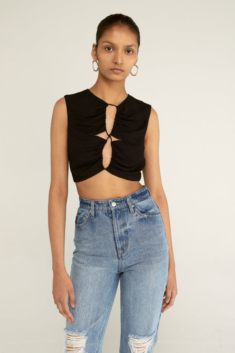Elysian Collective Third Form Ring Out Tank Top Black