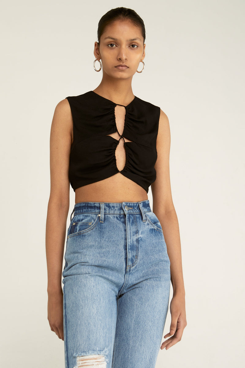 Elysian Collective Third Form Ring Out Tank Top Black