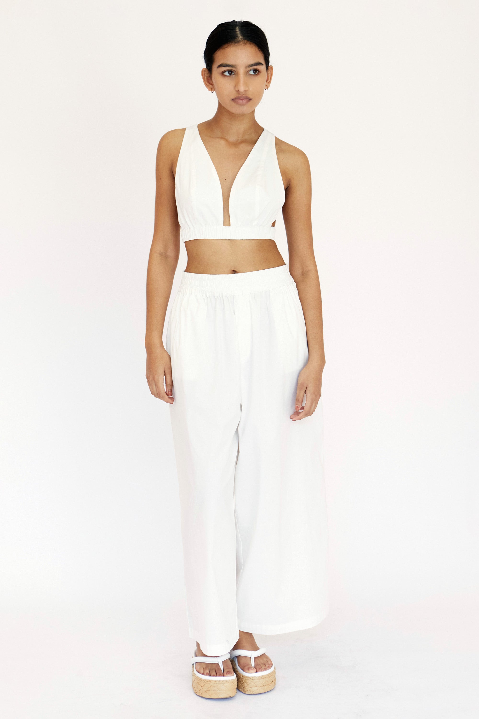 Elysian Collective Third Form Wonderer Bralet White