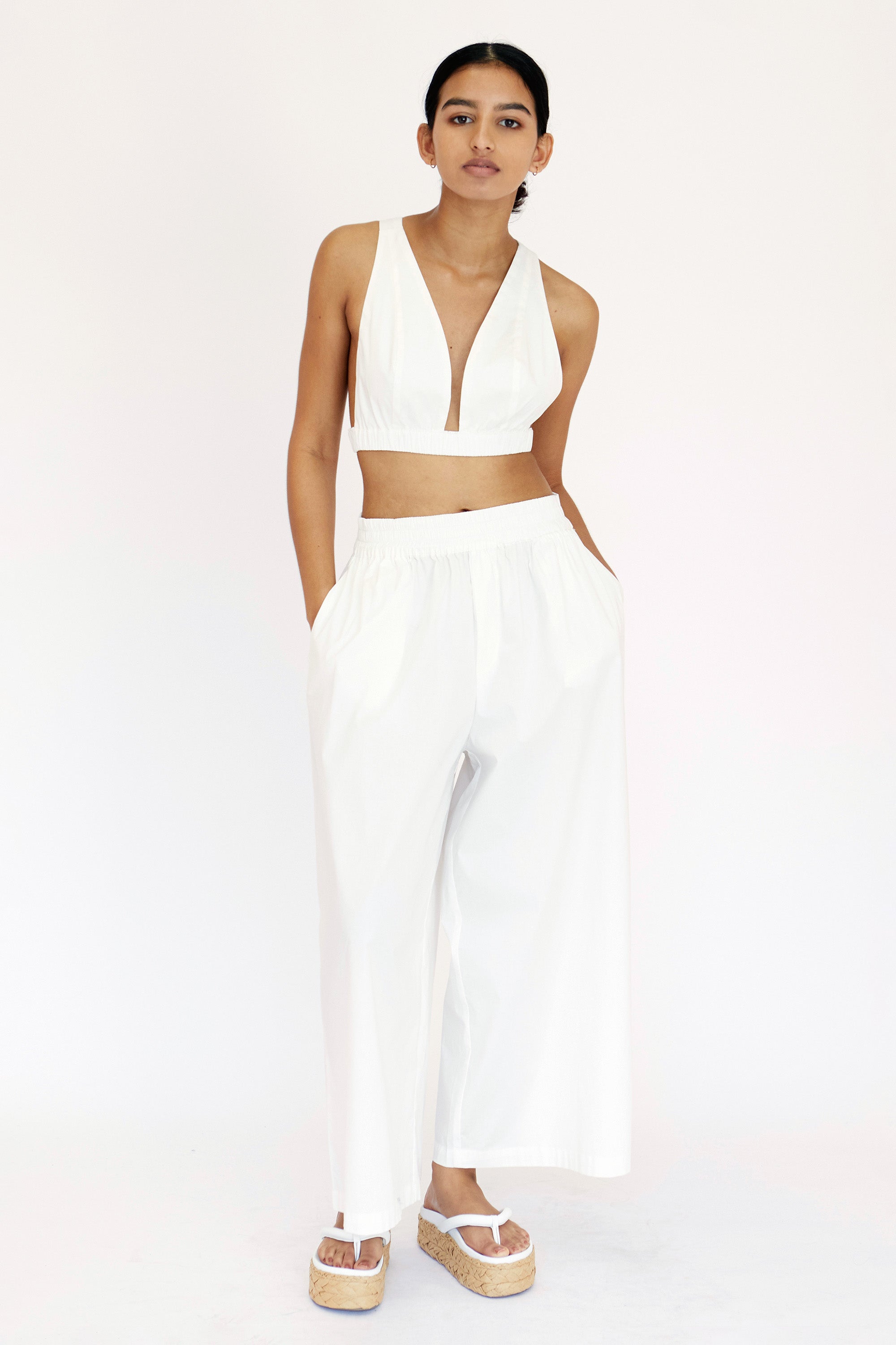 Elysian Collective Third Form Wonderer Bralet White