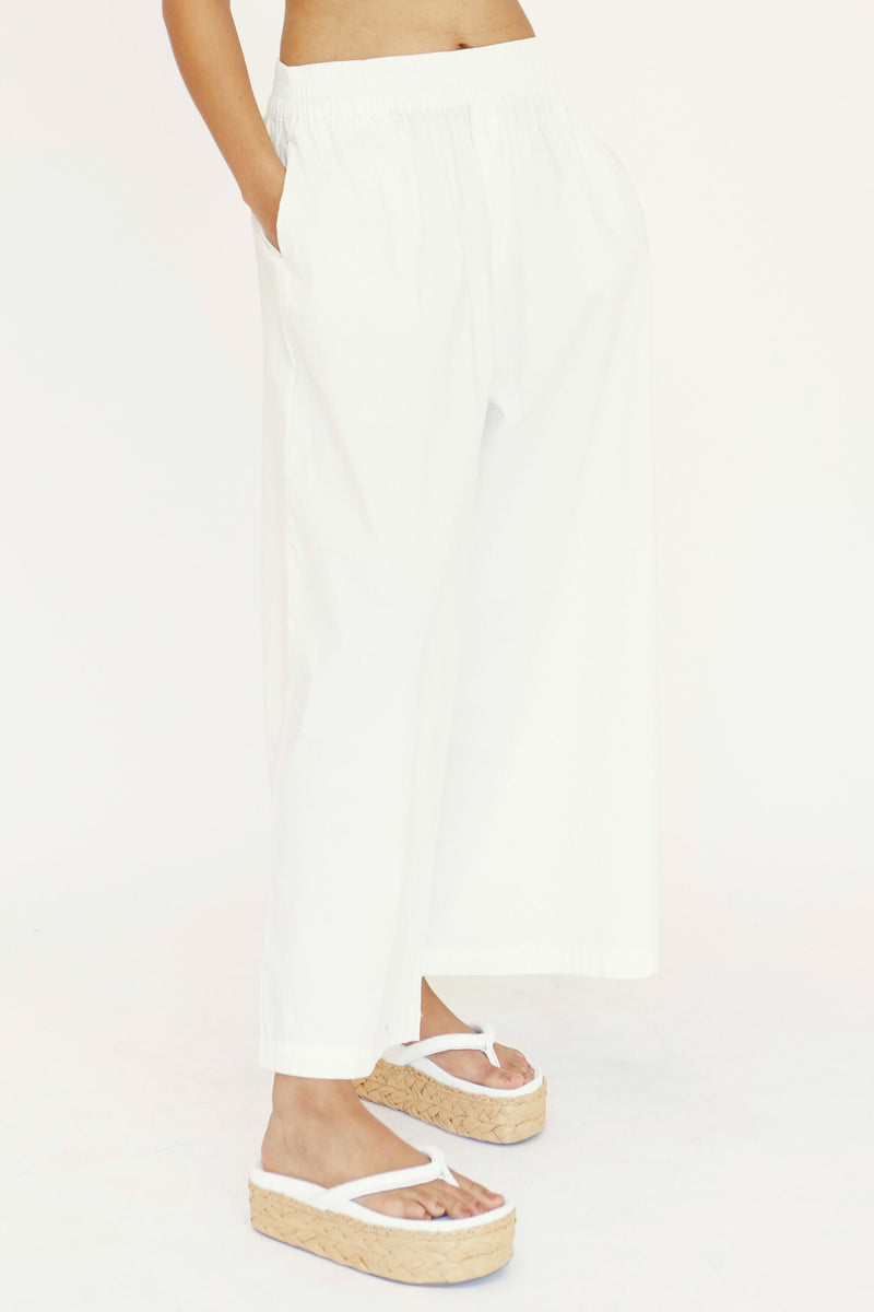 Elysian Collective Wonderer Relaxed Trouser White