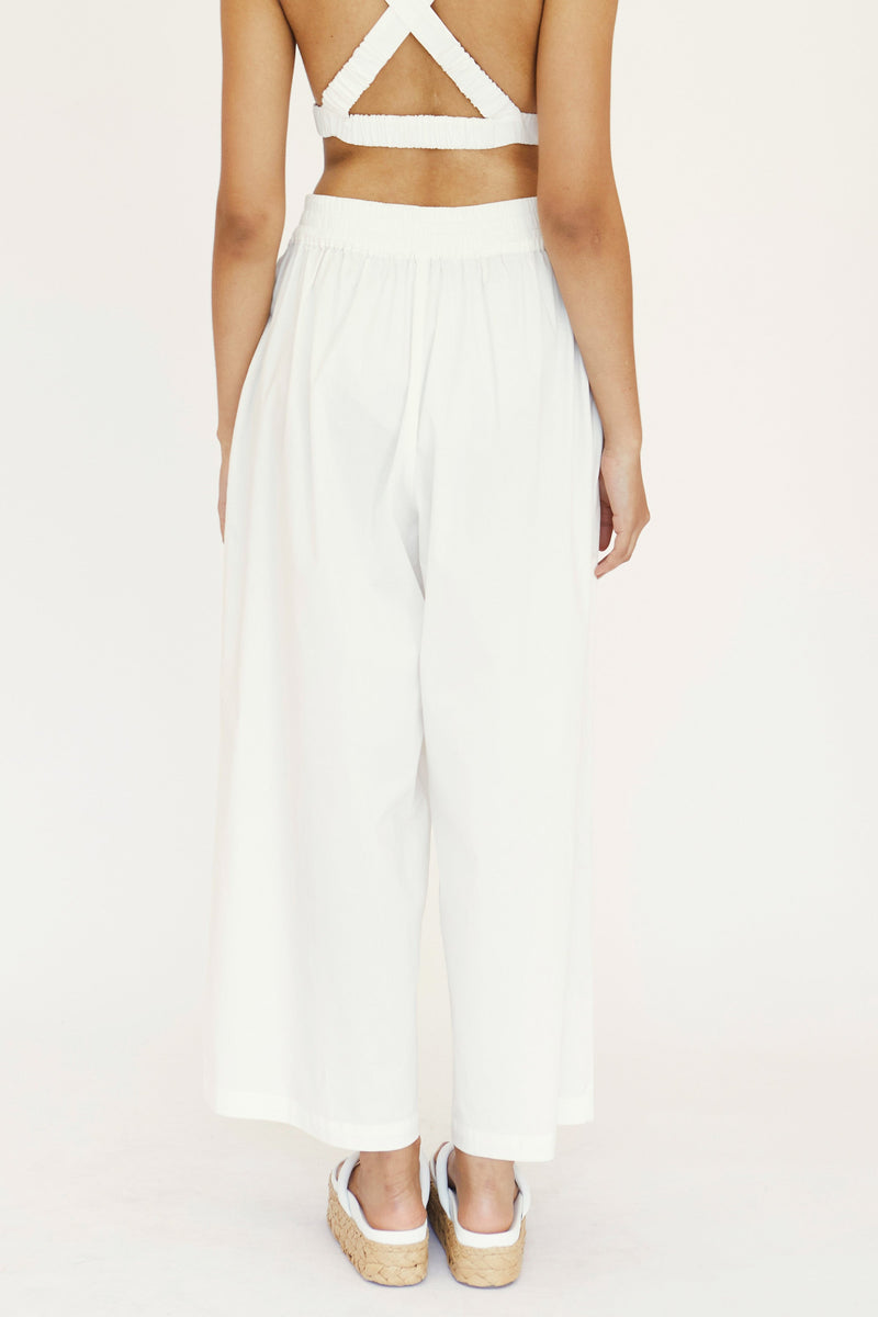 Elysian Collective Wonderer Relaxed Trouser White
