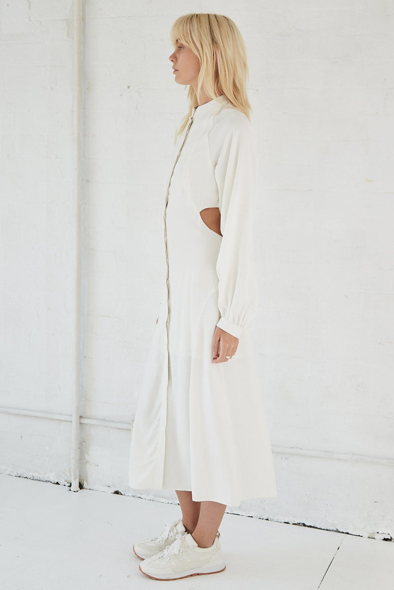 Third Form - Linger On Maxi Dress (Off White) FINAL SALE